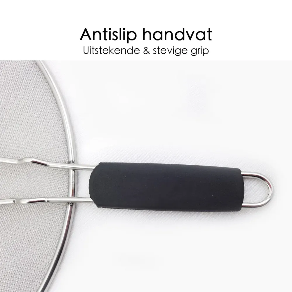Anti Spatdeksel - Diameter 33 cm - Vaatwasserbestendig - Past op de meeste pannen