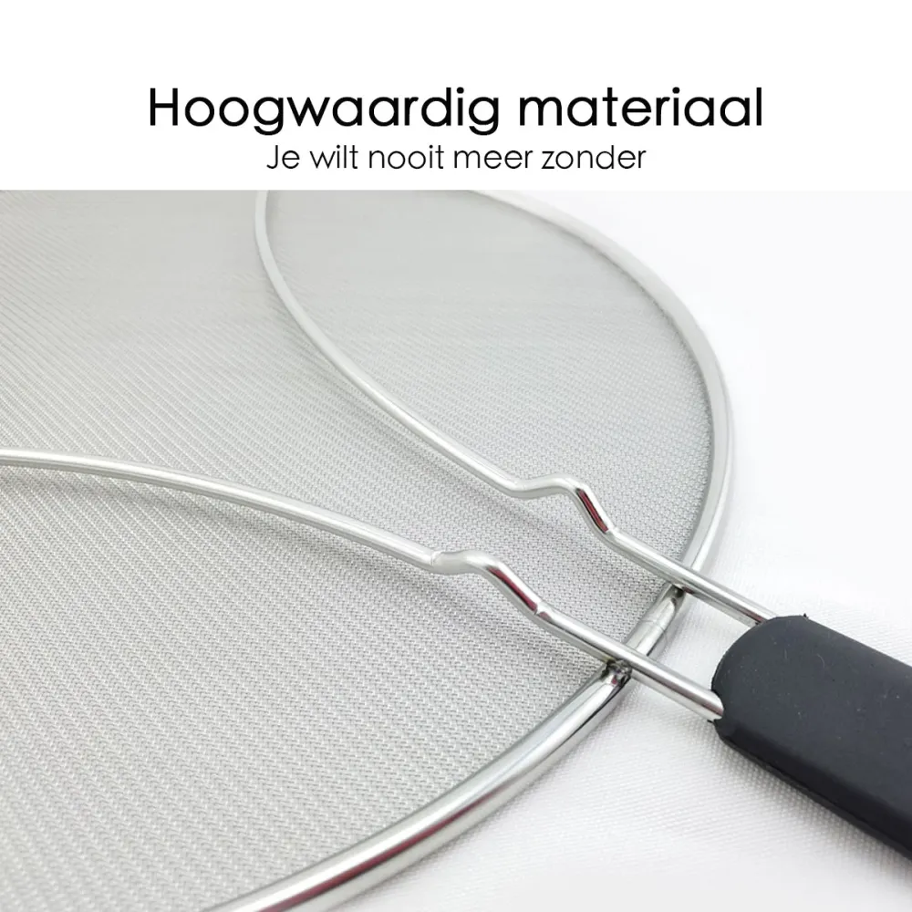 Anti Spatdeksel - Diameter 33 cm - Vaatwasserbestendig - Past op de meeste pannen
