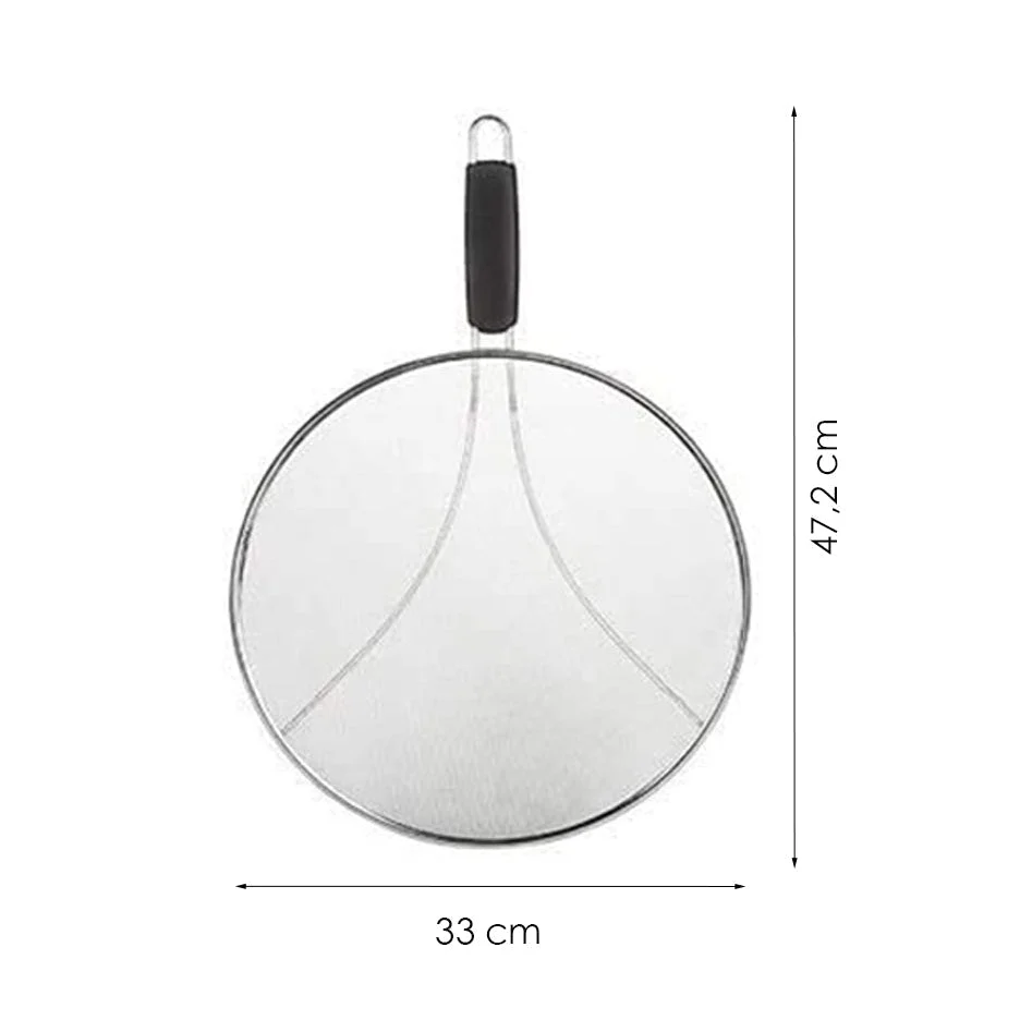 Anti Spatdeksel - Diameter 33 cm - Vaatwasserbestendig - Past op de meeste pannen