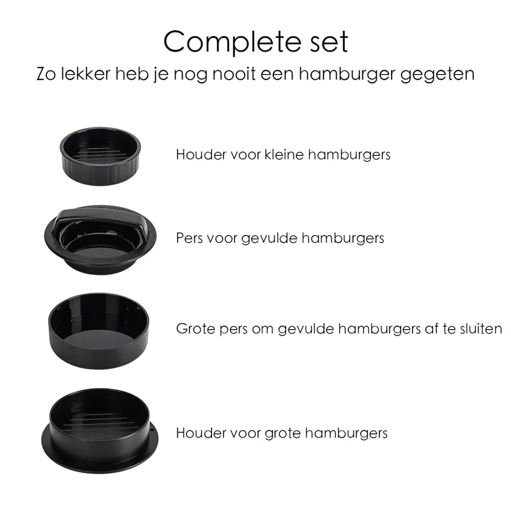 Hamburgerpers - Burgermaker - Hamburger Vormer