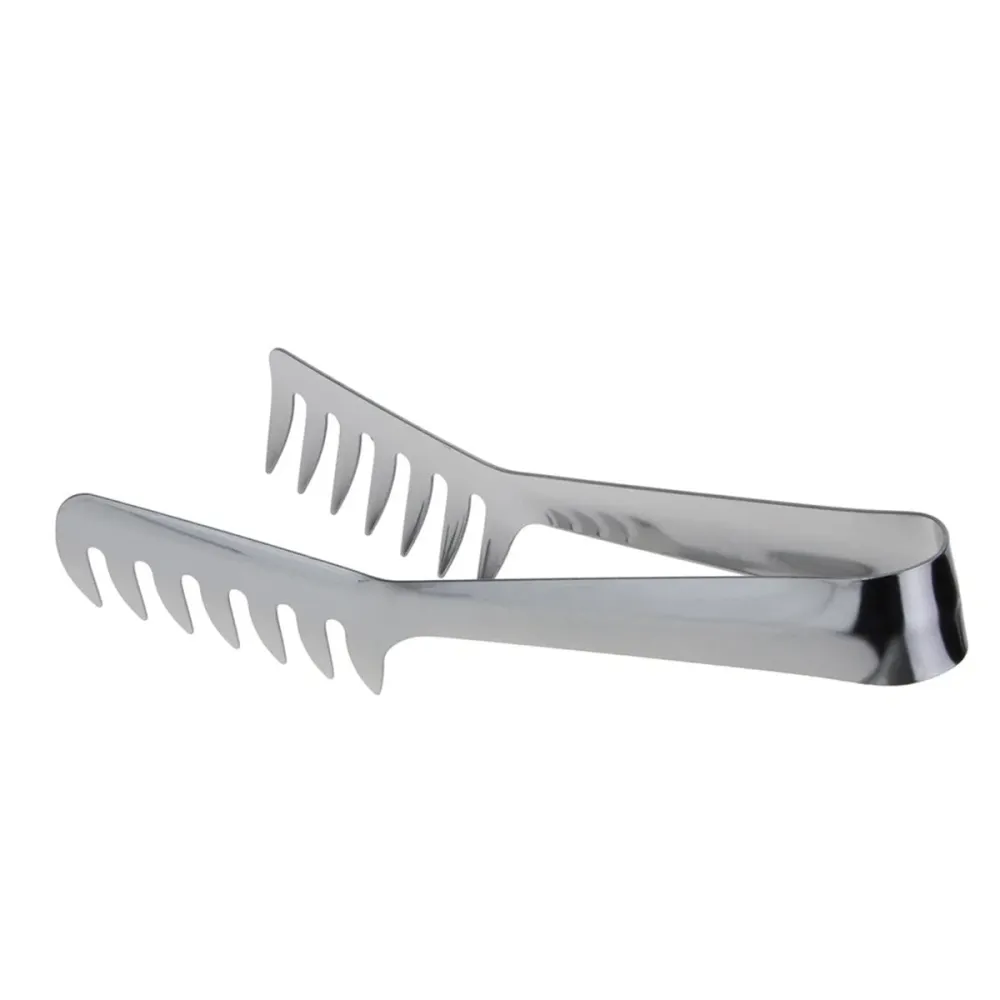Pastatang - Spaghetti tang - Opschep tang voor de pasta - Keukentang - Pasta Tongs - RVS - 20,5 x 8,5 x 3,5 cm