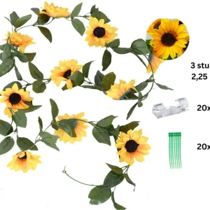 Zonnebloem Slinger Decoratie Set van 3 stuks