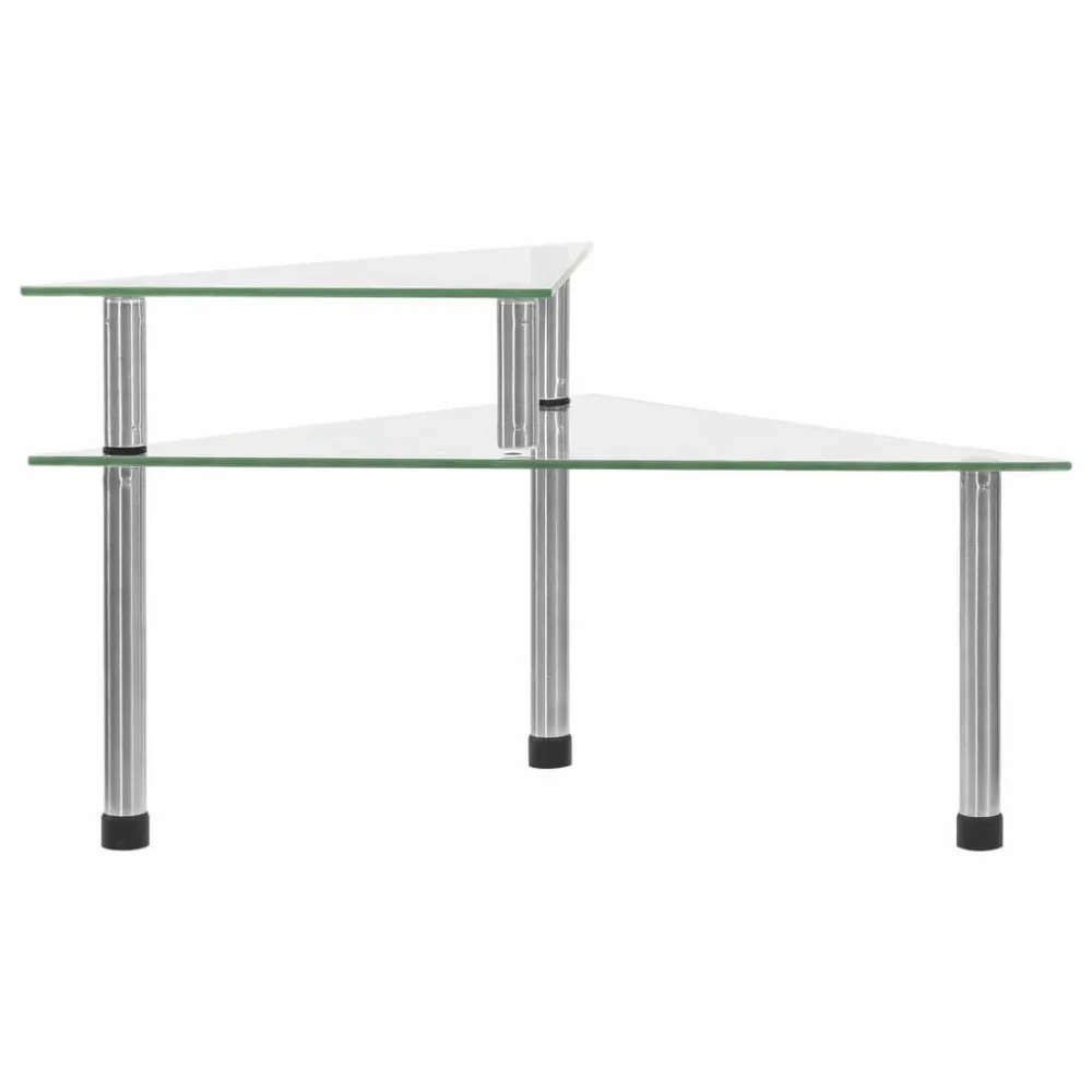 Keukenschap 49,5x35x19 cm gehard glas transparent