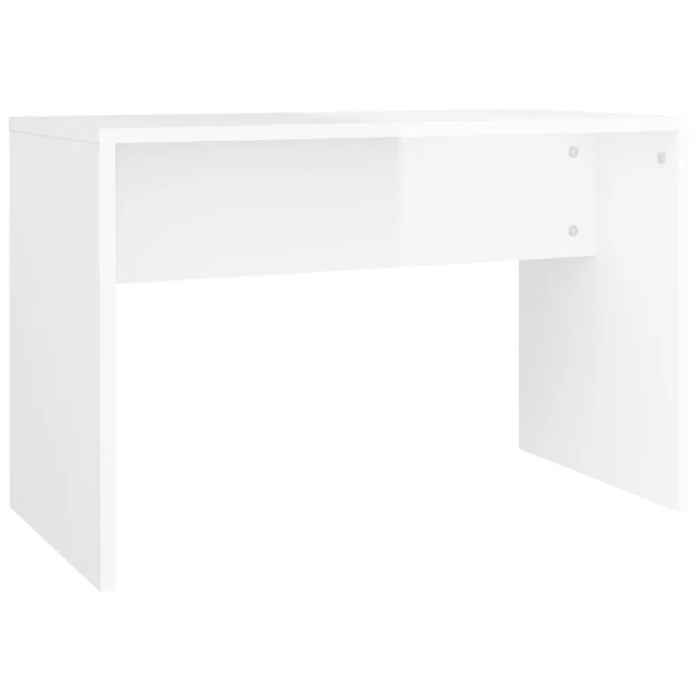 Kaptafelkruk 70x35x45 cm bewerkt hout hoogglans wit