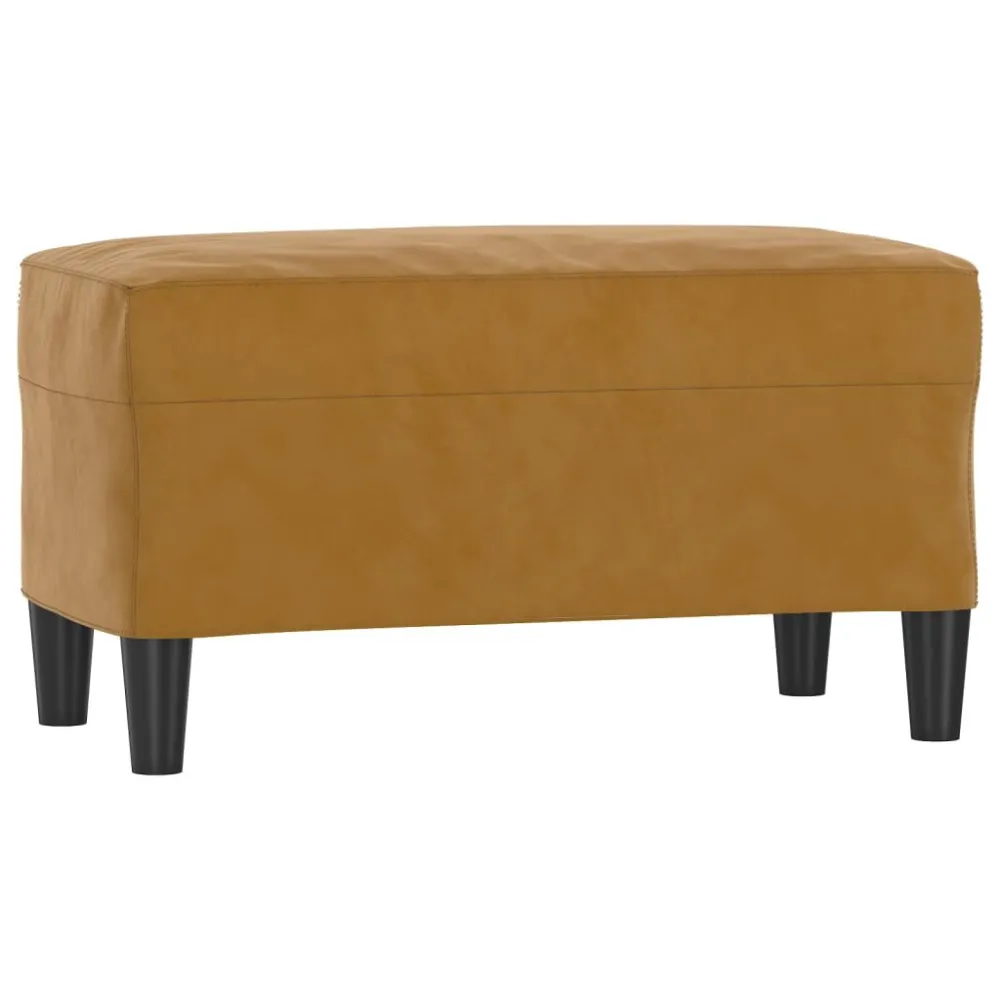 Premium Kwaliteit Bankje 70x35x41 cm fluweel bruin