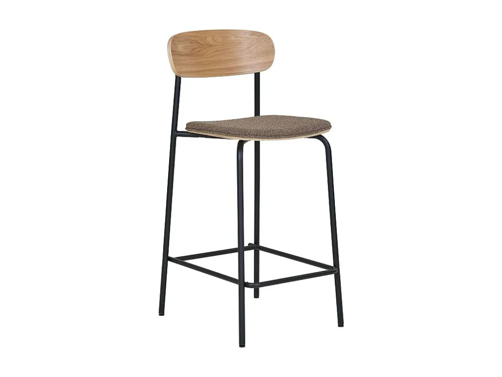 Set van 2 Hoge Krukken Estepona, Bruin, 42,5x49x95 cm, EPIKASA