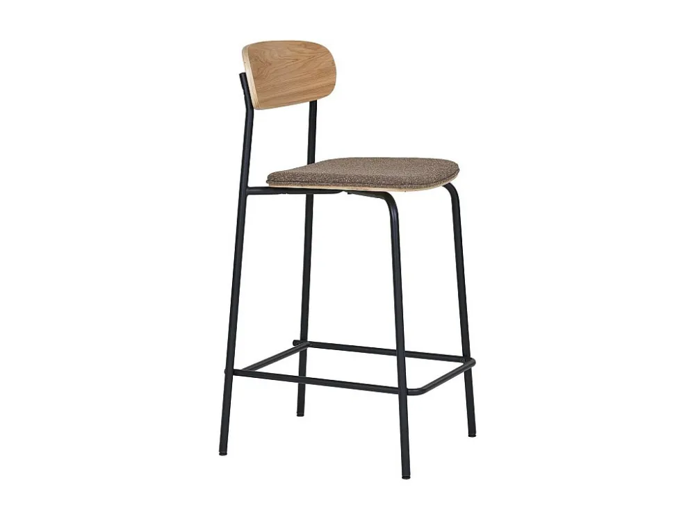 Set van 2 Hoge Krukken Estepona, Bruin, 42,5x49x95 cm, EPIKASA