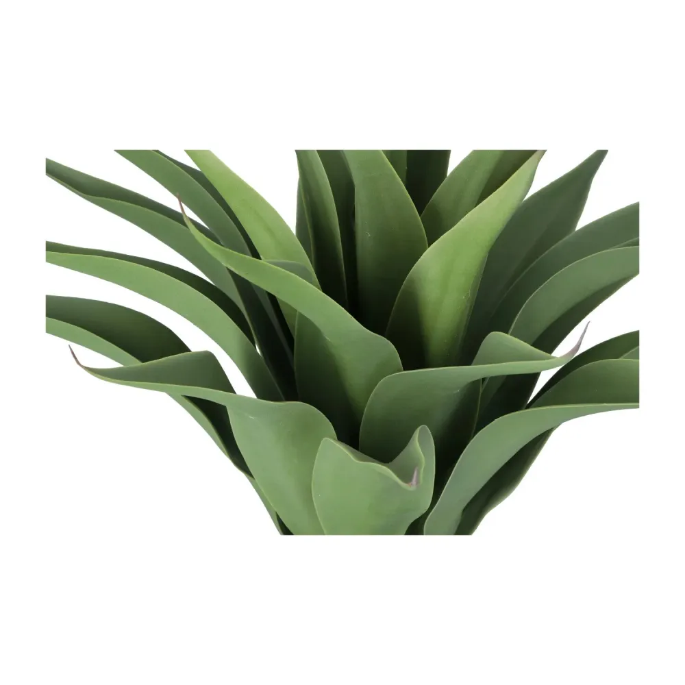 Kopu® Kunstplant Agave 57 cm zwarte Pot - 25 bladeren - Nepplant