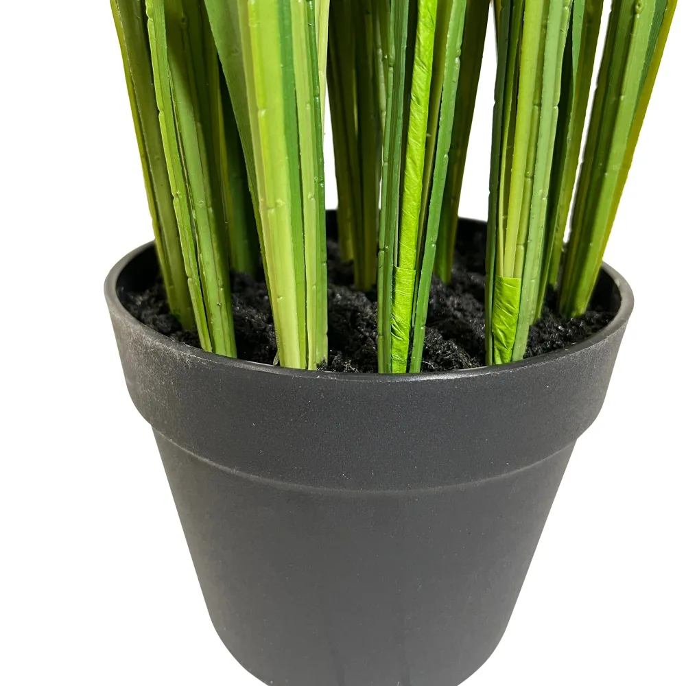 Kopu® Kunstplant Grasplant 120 cm - zwarte pot - Nepplant