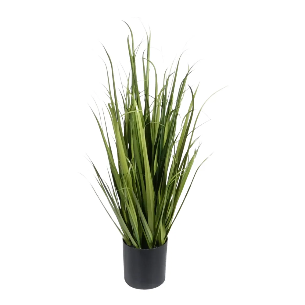 Kopu® Kunstplant Miscanthus 78 cm - zwarte pot - Nepgras