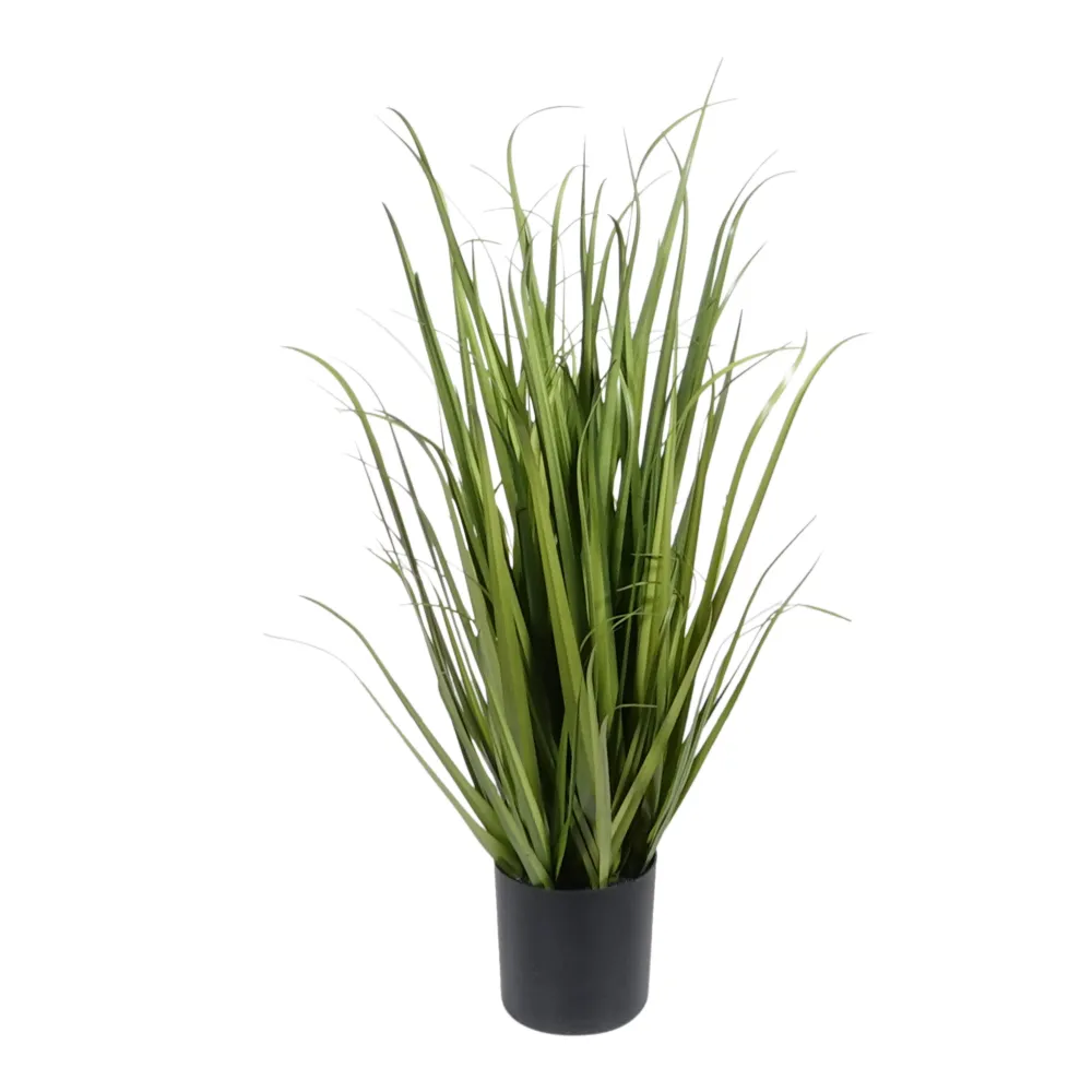Kopu® Kunstplant Miscanthus 78 cm - zwarte pot - Nepgras