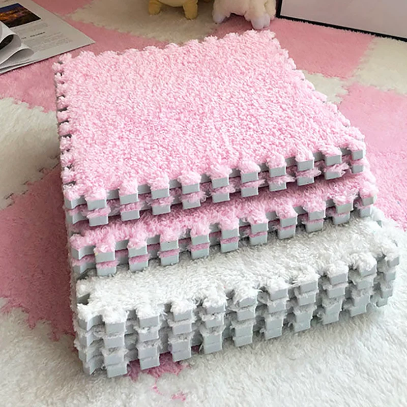 Ademend Percal Living Room Carpet Tiles Interlocking Level Loop Square Carpet Tiles Sky