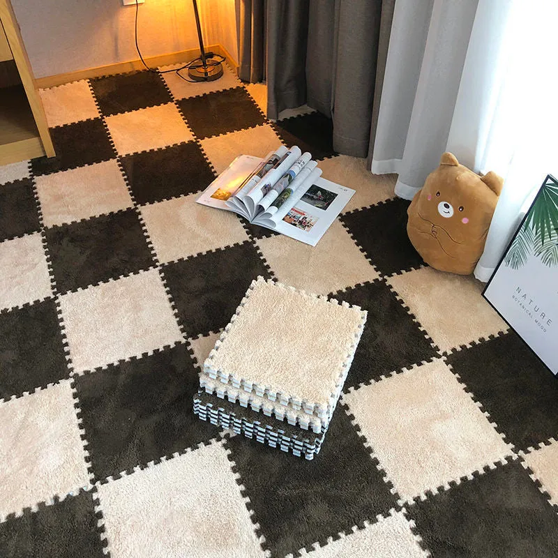 Ademend Percal Living Room Carpet Tiles Interlocking Level Loop Square Carpet Tiles Sky