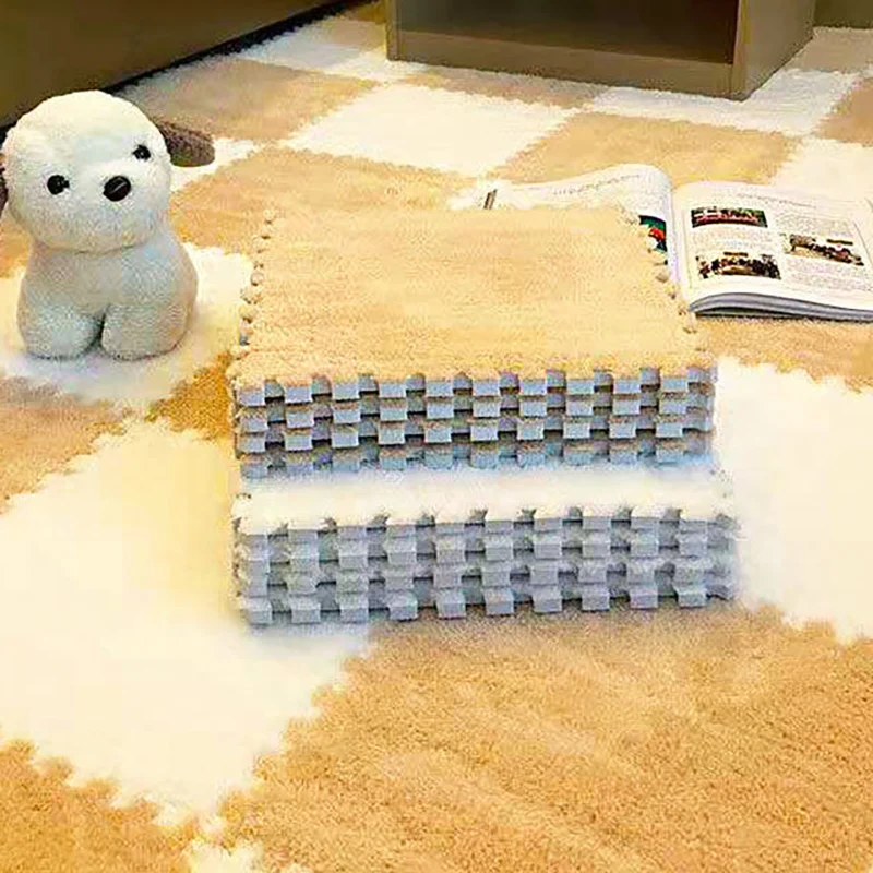 Ademend Percal Living Room Carpet Tiles Interlocking Level Loop Square Carpet Tiles Sky