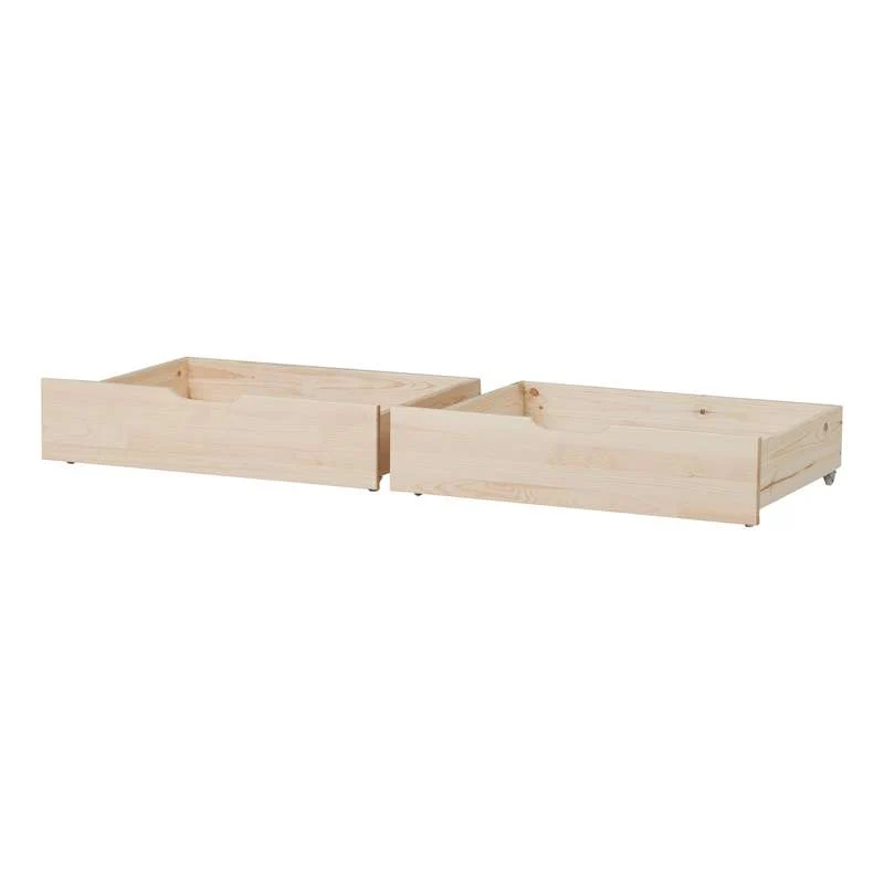 Hotelkwaliteit Hoppekids ECO Comfort - Lade-set voor 70x160 cm. Bed - Natuur