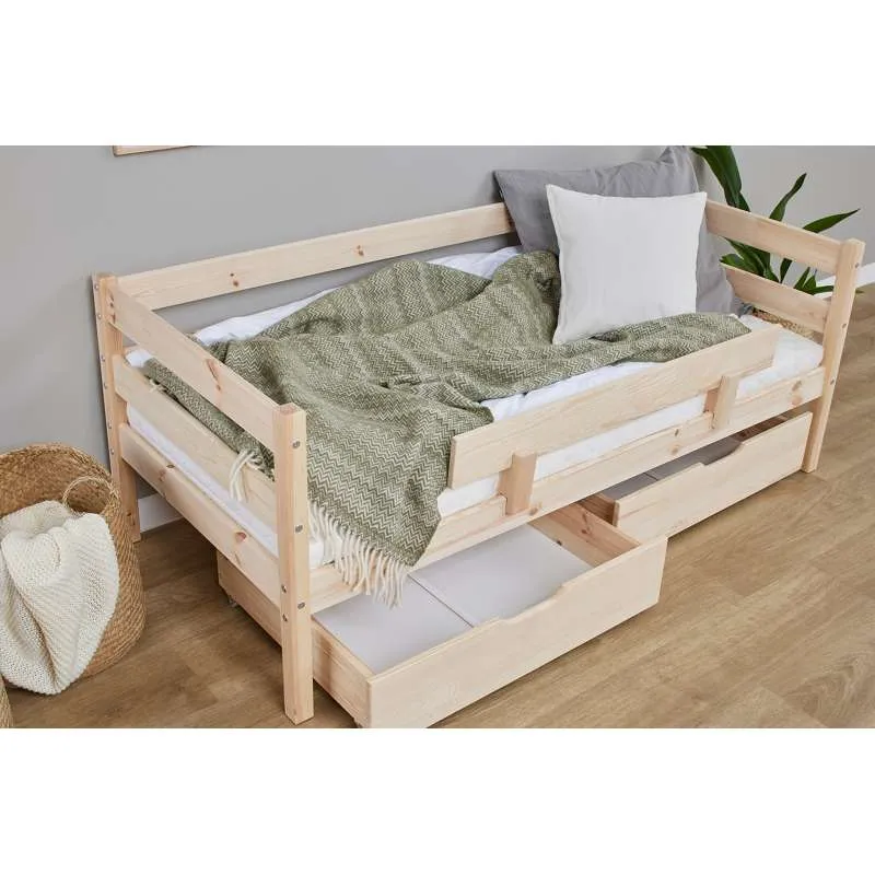 Hotelkwaliteit Hoppekids ECO Comfort - Lade-set voor 70x160 cm. Bed - Natuur