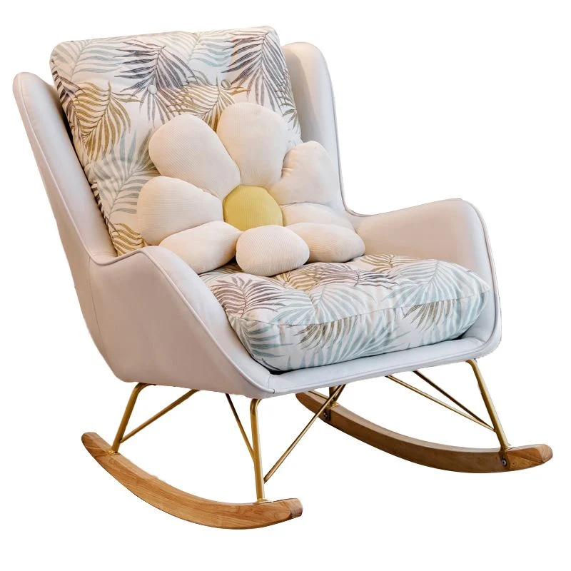 Strak Style Light Luxury Chaise Lazy Sofa Chair Leisure Lounge Rocking Chair