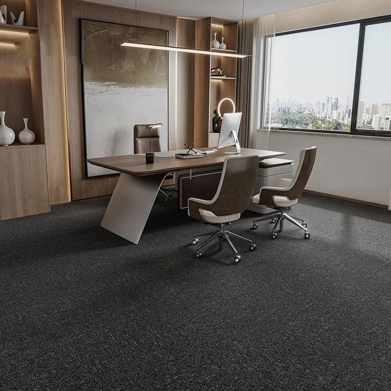 Actueel Carpet Tiles Self Adhesive Level Loop Fire Resistant Tiles and Carpet Dark