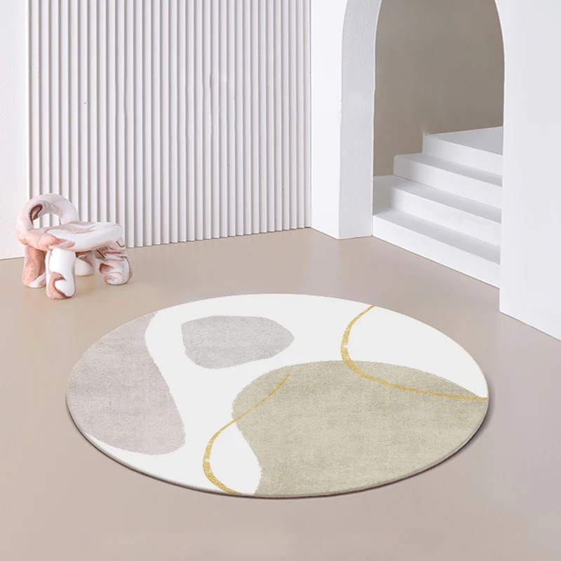 Chique Living Room Rug Multi Colored Color Block Area Carpet Polypropylene Non-Slip Pet Friendly Rug 100% Polypropyleen Pink