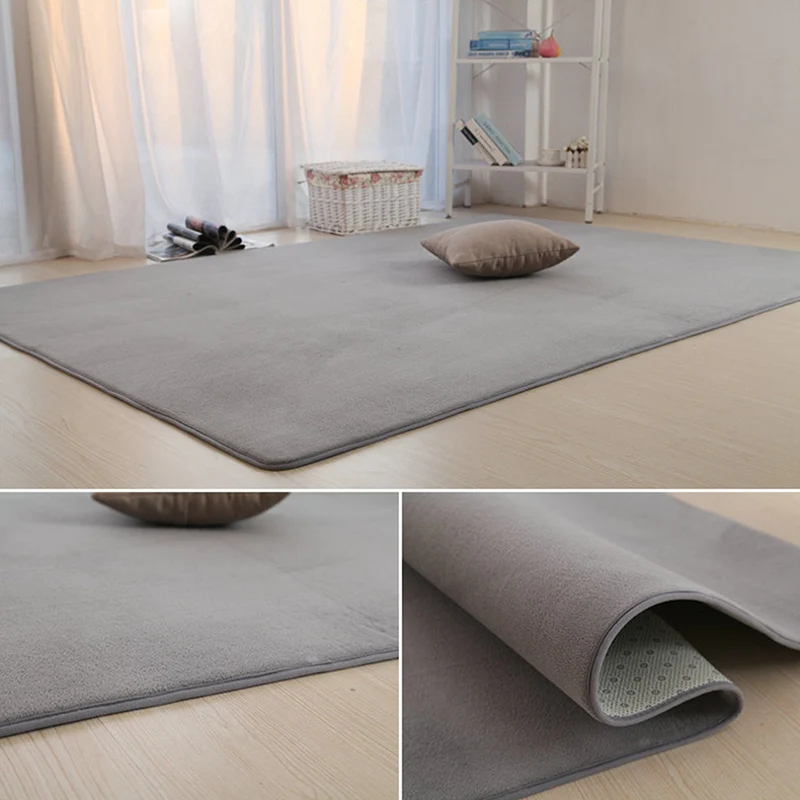Comfort Bedroom Rug Multi Color Eenkleurig Colored Rug Polypropylene Non-Slip Backing Easy Care Carpet Royal
