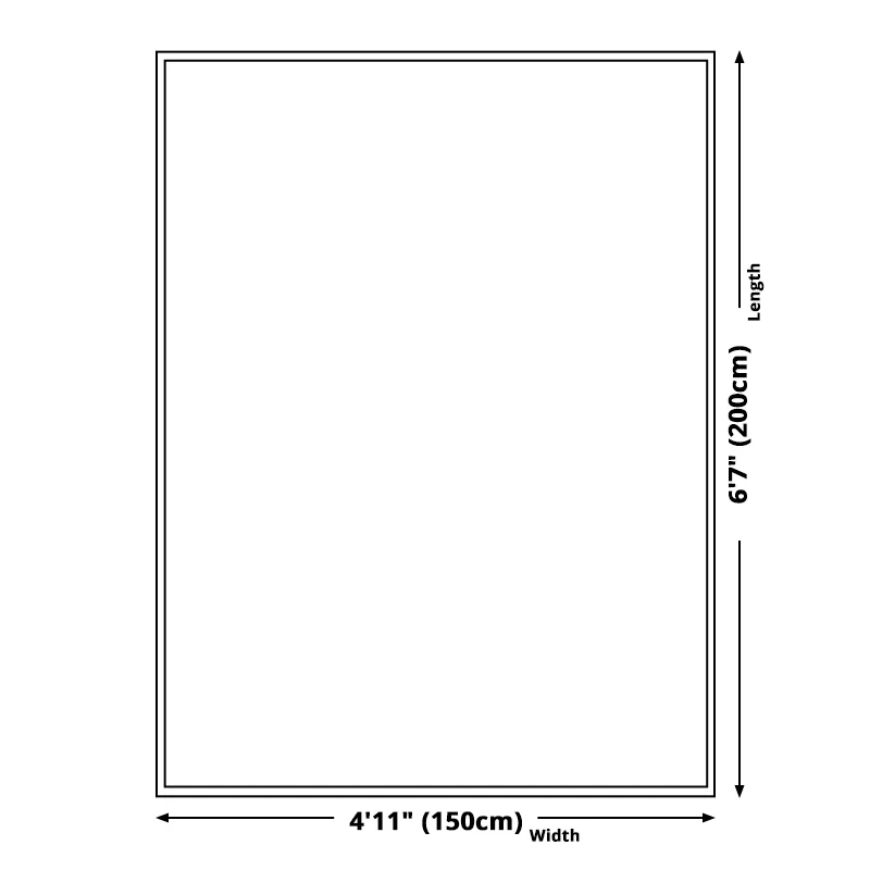 Dikke Eenvoudig Colorblock Rug Multicolor Nordic Rug Polyester Washable Anti-Slip Backing Area Rug Living Room Green