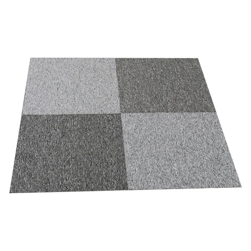 Indoor Carpet Floor Tile Level Loop Non-Skid Fire Resistant Living Room Eenvoudig Schoon te Maken Dark