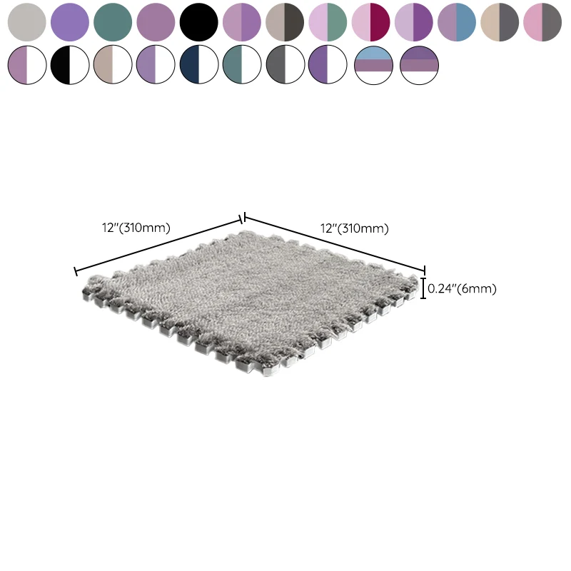 Multi-Color Level Loop Carpet Tile Non-Skid Interlocking Bedroom Carpet Tiles Machinewasbaar Pink