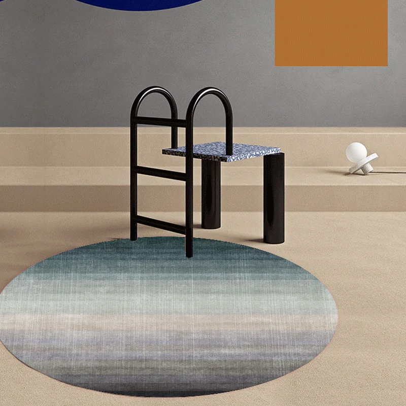 Multicolor Ombre Pattern Rug Polyesterstof Modern Rug Washable Anti-Slip Pet Friendly Area Rug Living Room Machinewasbaar...