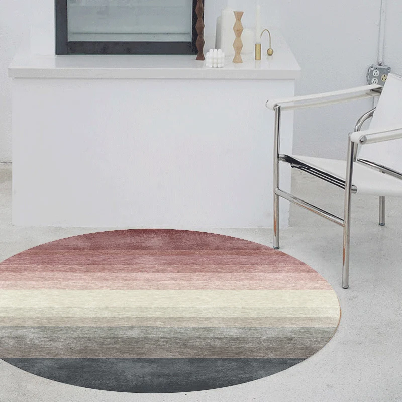 Multicolor Ombre Pattern Rug Polyestervezel Modern Rug Washable Anti-Slip Pet Friendly Area Rug Living Room Purple