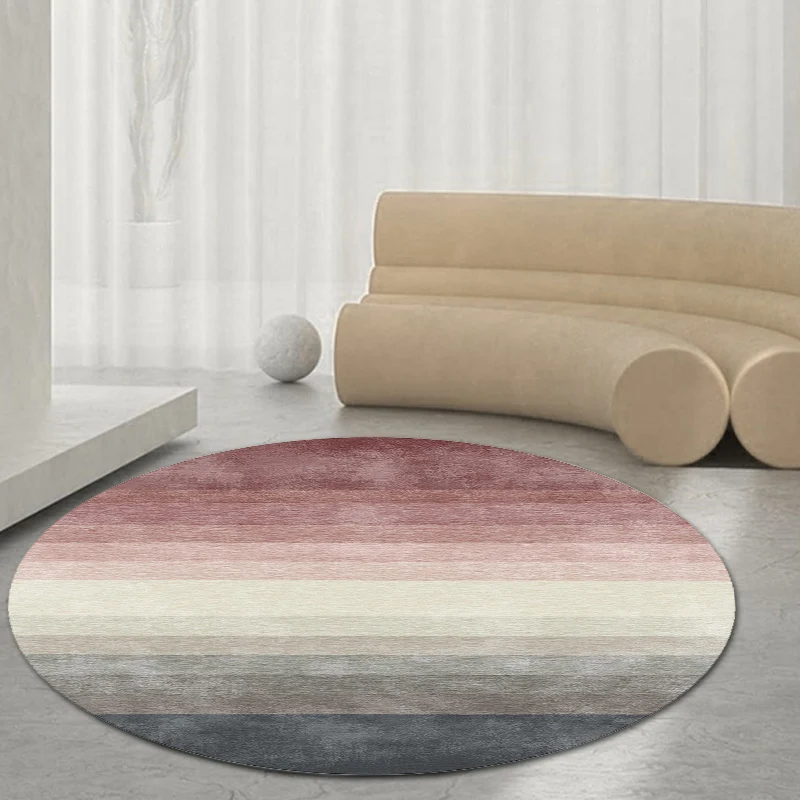 Multicolor Ombre Pattern Rug Polyestervezel Modern Rug Washable Anti-Slip Pet Friendly Area Rug Living Room Purple