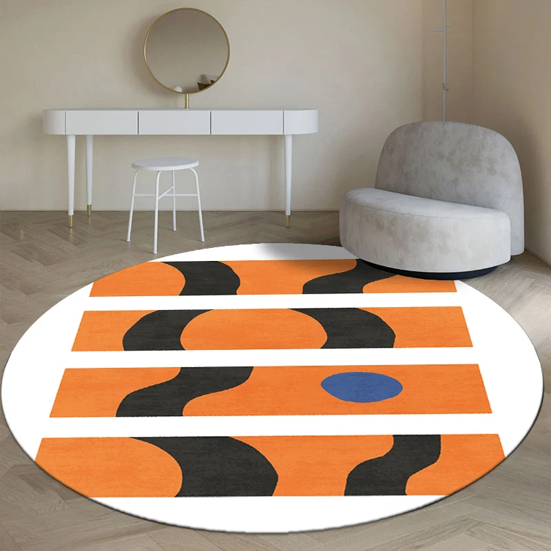 Multicolored Living Room Rug Polypropylene Colorblock Indoor Rug Anti-Slip Backing Washable Area Carpet voor Binnendeuren...