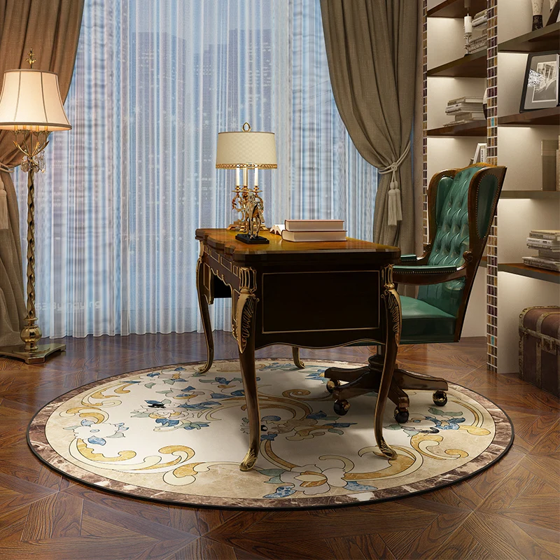 Olden Bedroom Rug Meervoudig Colored Floral Printed Indoor Rug Polypropylene Anti-Slip Backing Easy Care Area Carpet Coffee