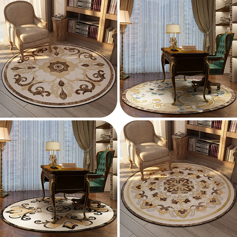 Olden Bedroom Rug Multi Colored Floral Printed Indoor Rug Polypropylene Anti-Slip Backing Simpel Care Area Carpet Coffee