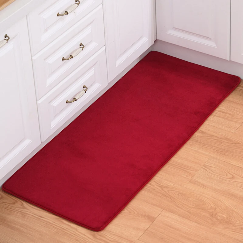 Premium Multi-Colored Plain Runner Rug Polypropylene Minimalistic Carpet Anti-Slip Backing Washable Pet Friendly Area Rug...