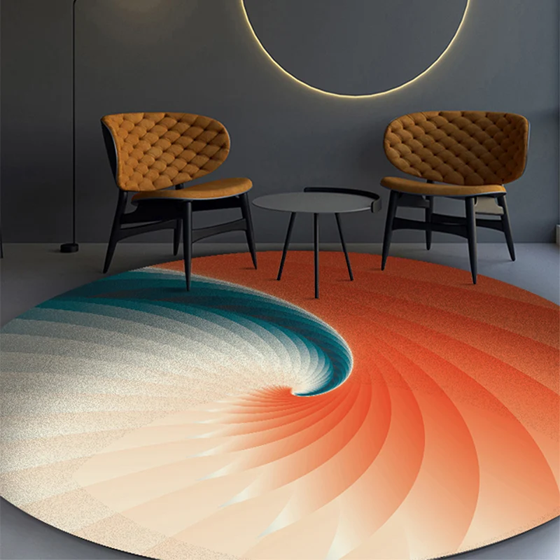 Veelvoudig Color Geometric Print Rug Polypropylene Southwestern Area Rug Anti-Slip Backing Washable Carpet Decor Blue