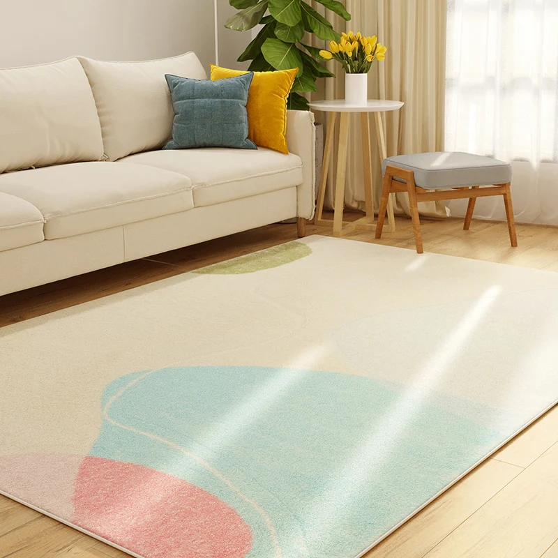 Western Colorblock Rug Gekleurde Polypropylene Indoor Rug Non-Slip Backing Easy Care Area Carpet Living Room Green