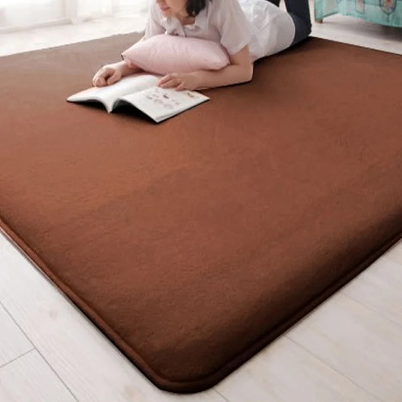 Wolmix Vloerkleed Comfort Bedroom Rug Multi Color Effen Colored Rug Polypropylene Non-Slip Backing Easy Care Carpet Royal