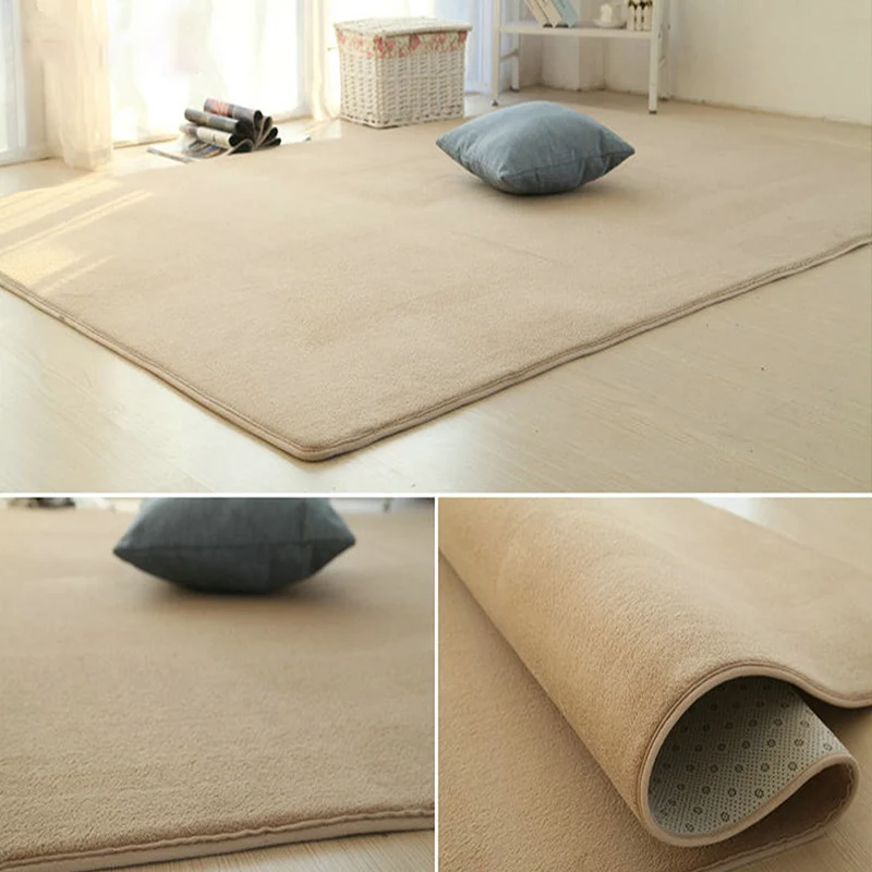 Wolmix Vloerkleed Comfort Bedroom Rug Multi Color Effen Colored Rug Polypropylene Non-Slip Backing Easy Care Carpet Royal