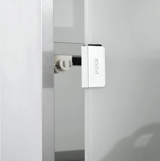 4goodz Medicijnkastje EHBO-kastje met slot RVS 12x30x60 cm
