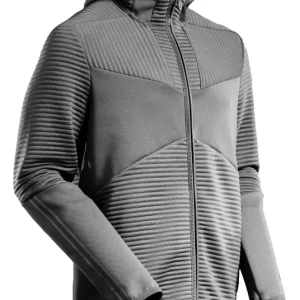 MASCOT Customized Warme stof capuchontrui rits - 22603-681 - steengrijs - maat M