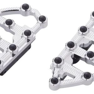Ness MX Passenger Floorboards - Rood Harley-Davidson
