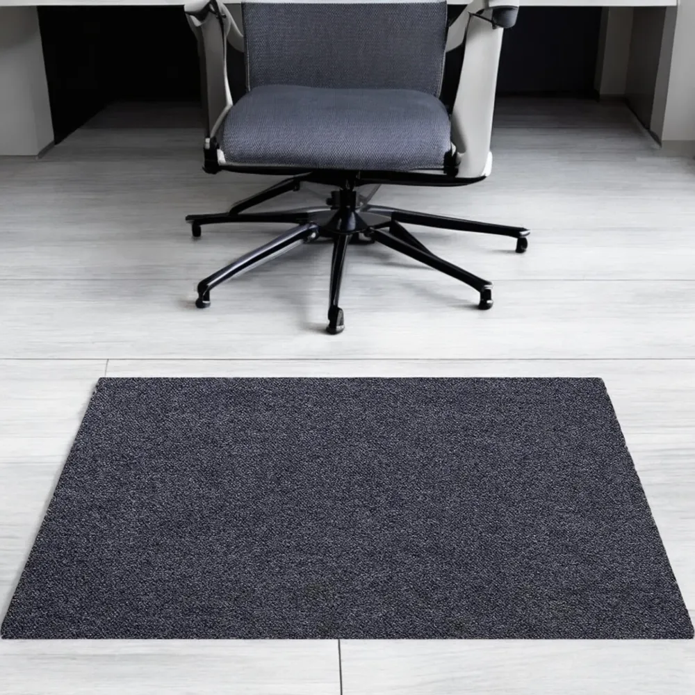 Bureaustoelmat - 120 x 90 cm - Zwart - Bureaustoel mat - Vloerbeschermer Bureaustoel - Bureaustoelmat