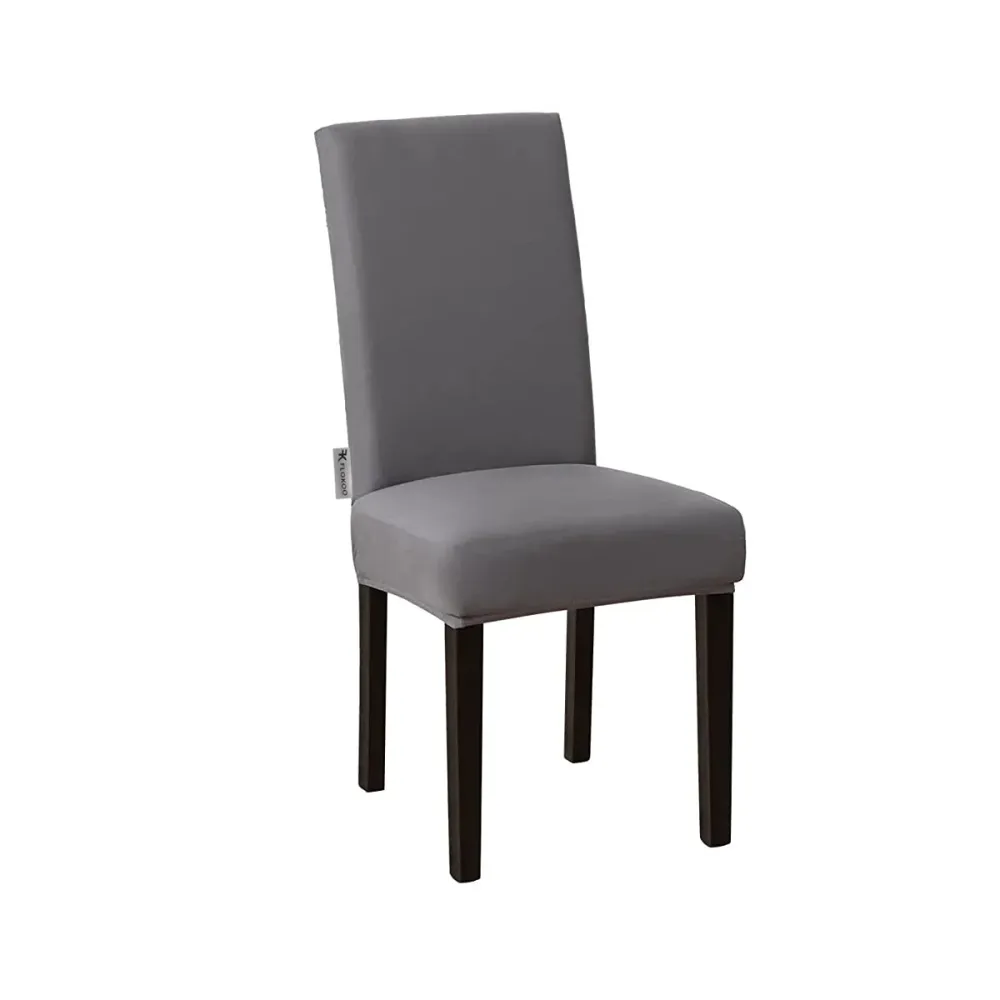 Stoelhoezen - Eetkamerstoel Hoes - 6 Stuks - Grijs - Bescherm stijlvol je stoelen