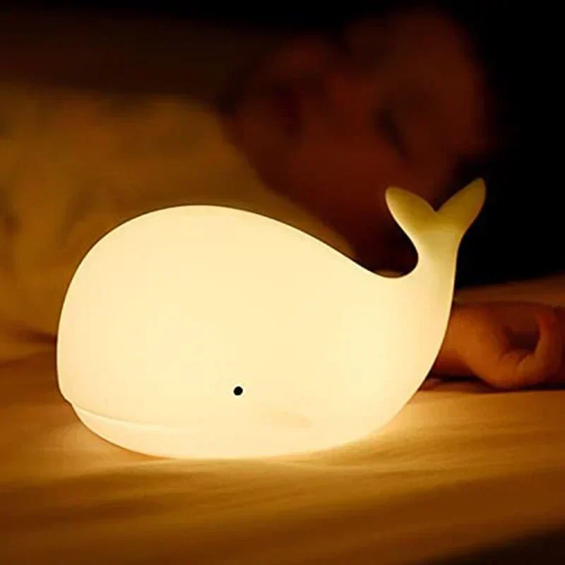 LumiWal™ – Schattig Walvis Nachtlampje – Rustgevende LED Verlichting voor Kinderkamers 4Little