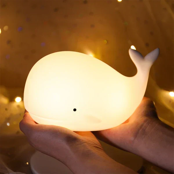 LumiWal™ – Schattig Walvis Nachtlampje – Rustgevende LED Verlichting voor Kinderkamers 4Little