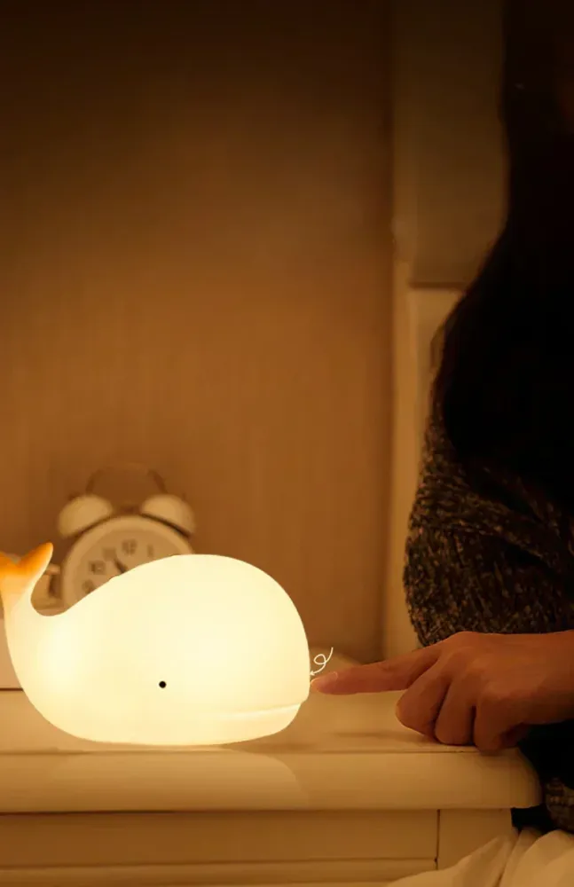 LumiWal™ – Schattig Walvis Nachtlampje – Rustgevende LED Verlichting voor Kinderkamers 4Little