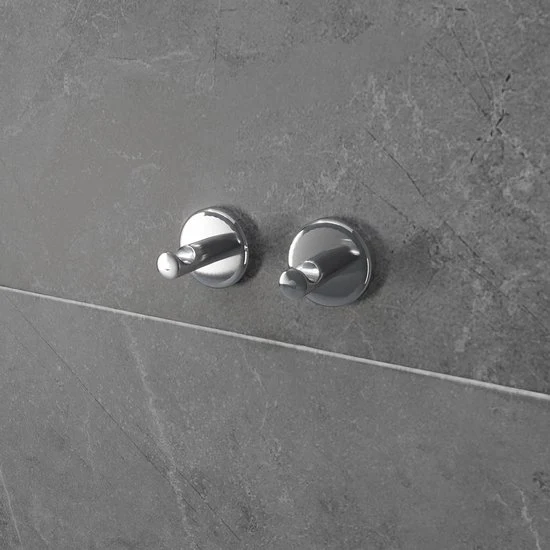 4bathroomz® Oslo set van 2 handoekhaakjes