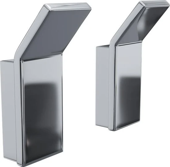 Luzzo® Piazzo 2 stuks Handdoekhaken van Messing - chroom