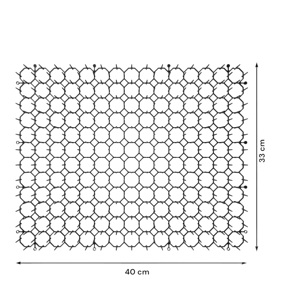 Kattenverjager Afweermatten Set - 10 Stuks - 40 x 33 cm - Afweermiddel voor Katten - Antiklimstrips Katten - Kattenschrik...