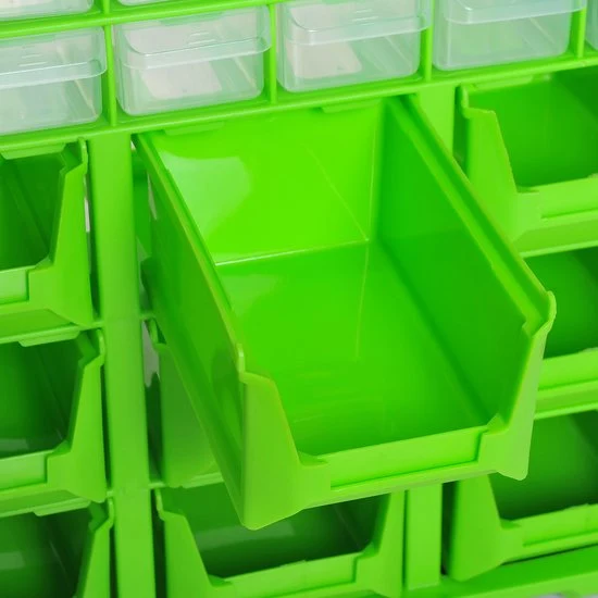 4goodz® Assortimentsdoos 39 sorteerbox schuifladen voor kleine onderdelen - Groen